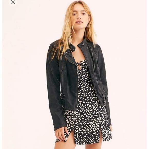 Free People Fenix black moto jacket - Picture 6 of 13